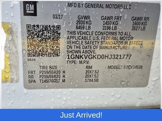 2017 Chevrolet Traverse LT